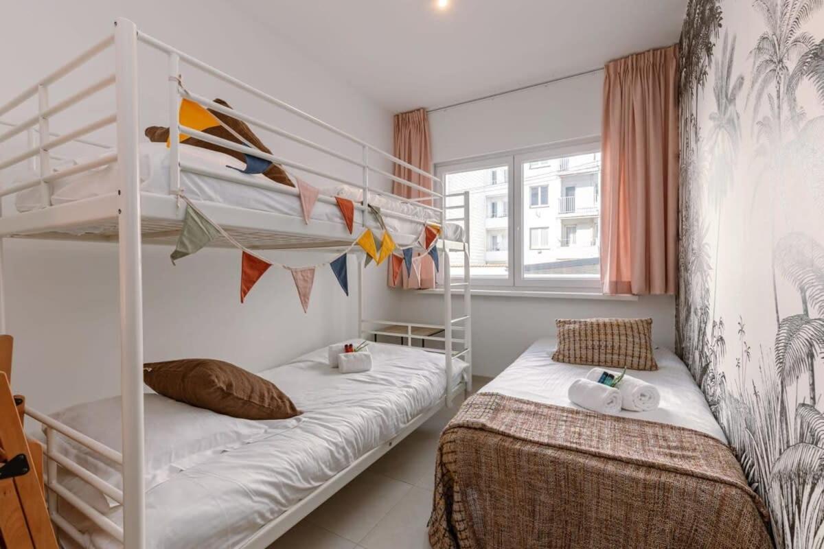 אוסטנדה Huswell - Lovely, Sunny Flat Just Near The Beach And The Sea מראה חיצוני תמונה
